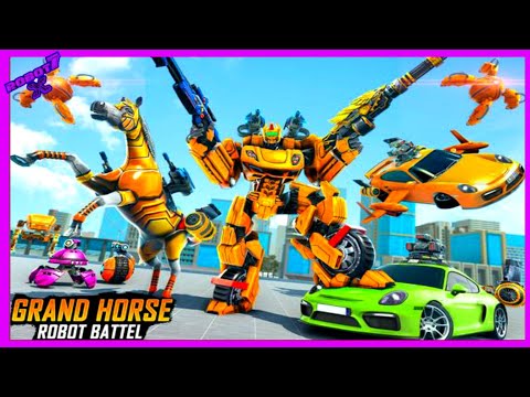 Horse Robot Drone Transform Android gameplay