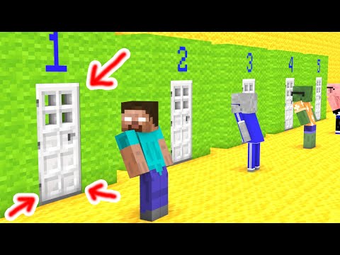 What's Behind The Door? - Minecraft Animation