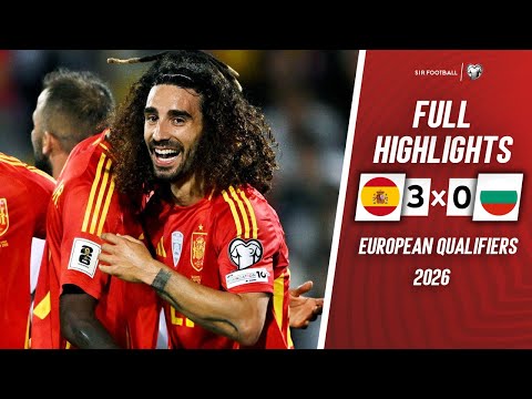 Bulgaria vs Spain 0-3 • Highlights & Goals • World Cup Qualifiers 2026