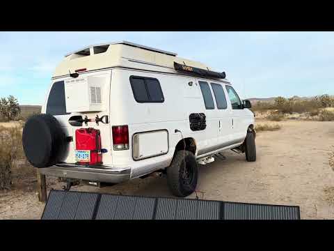 Camping In Wee Thump Joshua Tree Forest In My 4x4 Van