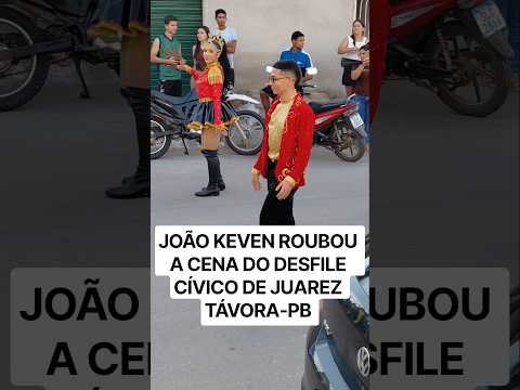 João keven roubou a cena do desfile cívico de Juarez Távora PB