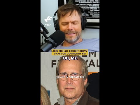 Joel McHale Had Fist Fights with Chevy Chase on Community Set #Shorts #Community