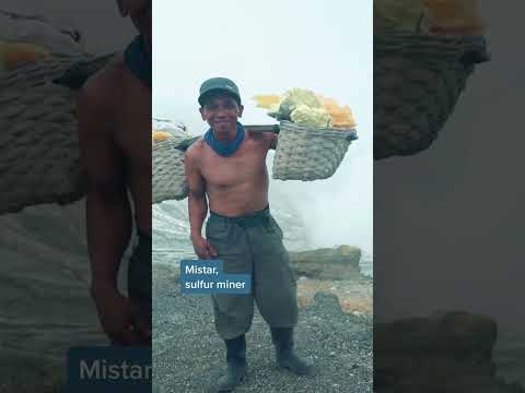 活火山で採掘される硫黄のしくみ #shorts (How sulfur is mined in active volcanoes #shorts)