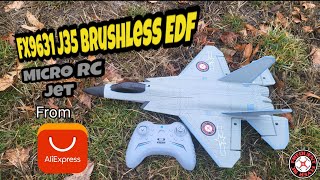 FX9631 J35 Brushless EDF RC JET Maiden Flight (In A Little Snow) 🥶