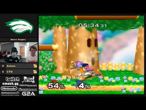 Ashe vs CTD - UNT Melee 9/28/18 - Melee Singles