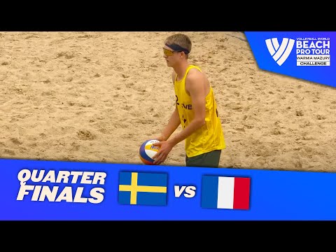 Åhman/Hellvig vs. Rotar/Gauthier-Rat - Quarter Final Highlights | Warmia Mazury 2025 #BeachProTour