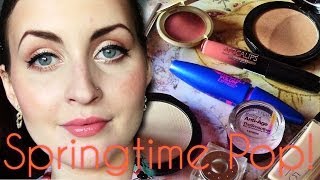 Springtime Pop! Navy Liner & Peach Lips