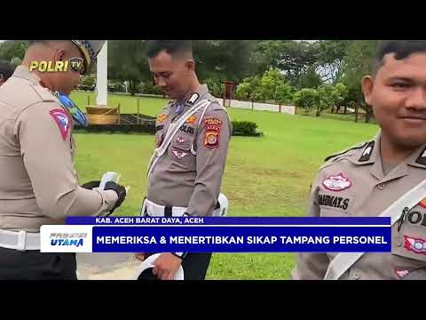POLRES ACEH BARAT DAYA MELAKSANAKAN OPERASI PENEGAKAN KETERTIBAN DAN DISIPLIN PERSONEL