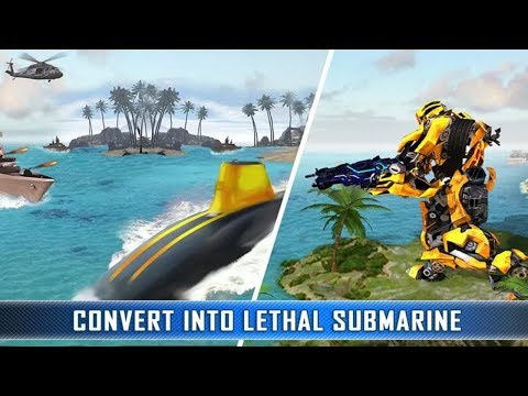 Russian Submarine Robot Transformation: Robot Wars Android Gameplay