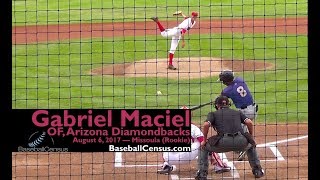 Gabriel Maciel, OF, Arizona Diamondbacks — August 6, 2017