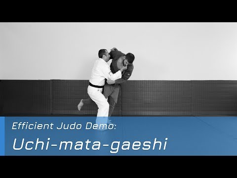 Uchi-mata-gaeshi - Demo — judo technique demonstration