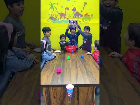 Ball in cup challenge 😍 Meerub Strikes #mehak #rameen #shorts