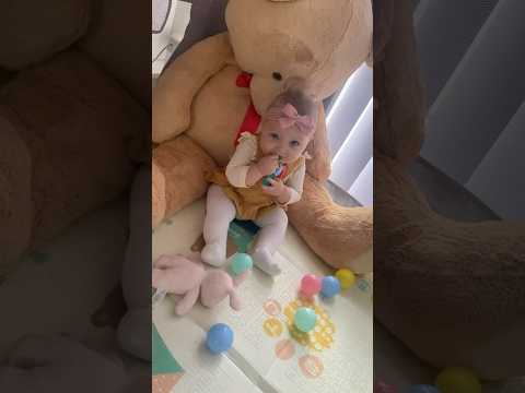 Sweetest baby girl in big play pen