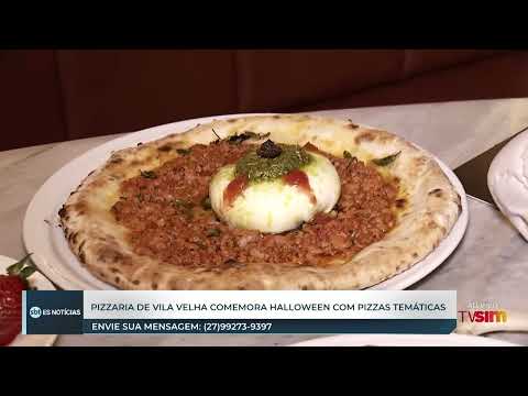 Pizzaria de Vila Velha comemora halloween com pizzas temáticas - 31/10/2025