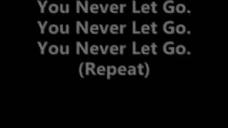 You Never Let Go(Lyrics) By: The David Crowder Band