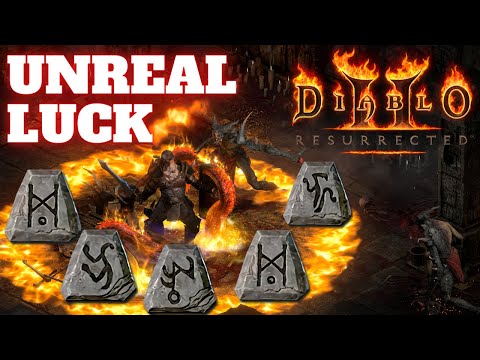 INSANE DROP - 100 TRAVINCAL RUNS - DIABLO 2 RESURRECTED LADDER 2023