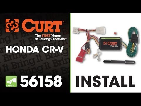 Trailer Wiring Install: CURT 56158 on a Honda CR-V
