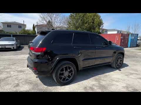 2021 Jeep Grand Cherokee 80th Anniversary Edition 4x4 in Black for sale at Boyer Chrysler Dodge Jeep Ram Fiat Cobourg in Cobourg, ON