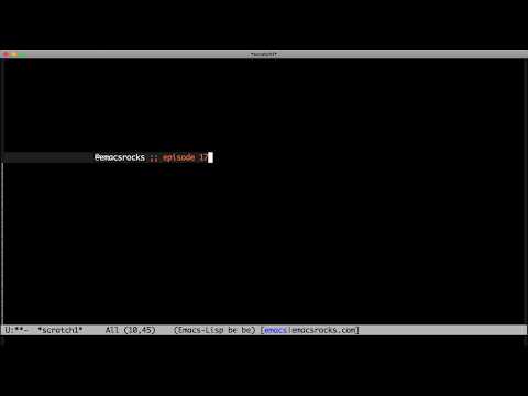 Emacs Rocks! Episode 17: Magit