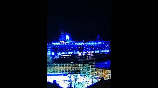 M/S Silja serenade in Mariehamn at night #siljaline #tallink #ferries #cruiseferry #mariehamn