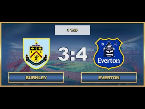 AFL17. England. Premier League. Day 1. Burnley - Everton