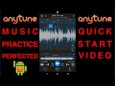 Anytune on Android - Quick Start Video - More than a music speed changer
