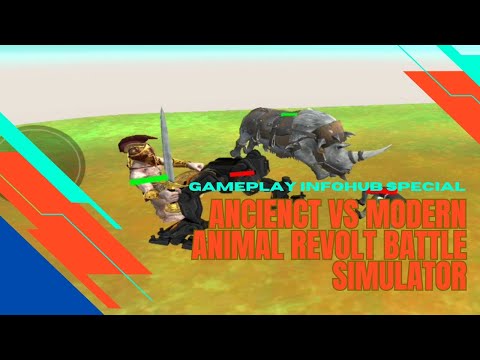Modern VS ANCIENCT human and Animal #animalrevoltbattlesimulator