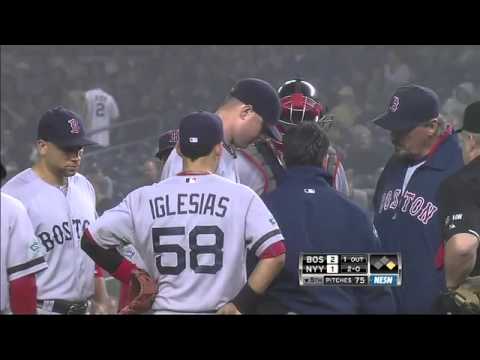 2012/10/02 Lester shaken up