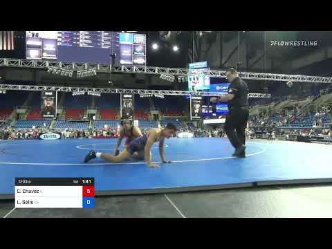 120 Lbs Consi Of 32 #2 - Christian Chavez, Illinois Vs Luis Solis, California Af75