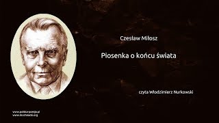 Kadr z teledysku Piosenka o końcu świata tekst piosenki Czesław Miłosz