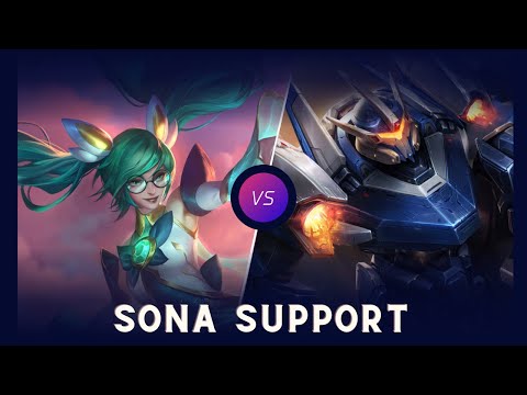 Sona Vs Galio Support Full Gameplay - League Of Legends: Wild Rift