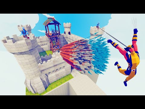 DANGEROUS SIEGE FORTRESS vs EVERY UNIT | TABS - Totally Accurate Battle Simulator