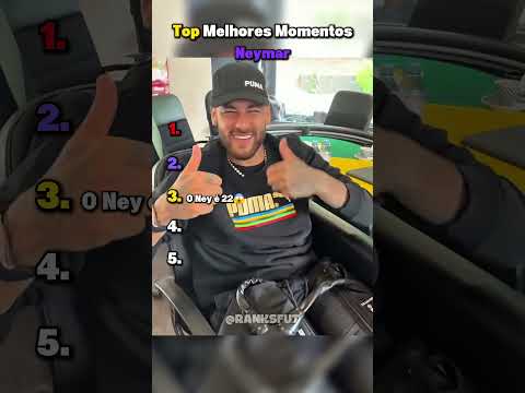 Rankeando melhores momentos do Neymar #shorts #futebol #ranking #top5