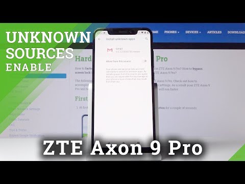 How to Activate Unknown Sources in ZTE Axon 9 Pro – Allow App Installation