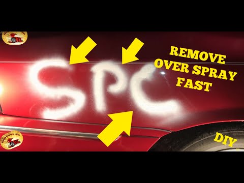 How To REMOVE Paint OVER-SPRAY Safely in Minutes