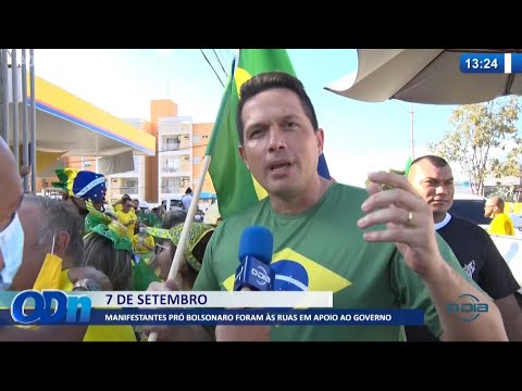 Manifestantes proÌ Bolsonaro foram aÌ€s ruas em apoio ao governo 08 09 2021