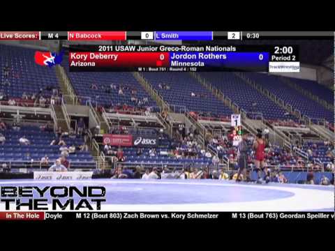 Junior Greco 152 - Kory DeBerry (AZ) vs. Jordon Rothers (MN)