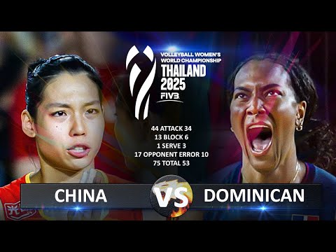 China vs Dominican Republic | Women's World Championship 2025