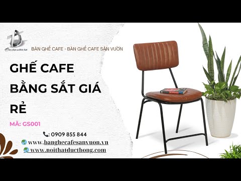 hình ảnh Video giới thiệu sản phẩm Ghế Cafe Bằng Sắt Giá Rẻ Lotte GS001 134