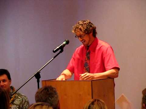 Alek Stefanov receives Lawrence Math award.