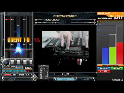 [Beatmania IIDX 24 SINOBUZ] DJ Mass MAD Izm* VS.DJ Yoshitaka - Watch out Pt 2 SPA (12) EASY GAUGE