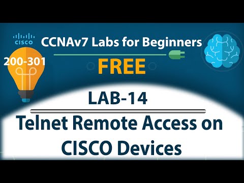 Telnet Configuration on Cisco Routers & Switches | CCNA 200-301 Lab 14 | Remote Access Tutorial