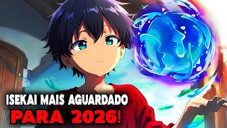 🔥TOP 10 NOVOS Animes ISEKAI e de Fantasia Para ASSISTIR Em 2026!