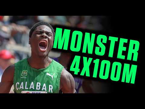 HS Team SOARS To 39.79 4x100m At The Penn Relays