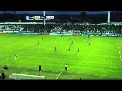¡Pasó cerca, Chaves! Sarmiento 0 - Olimpo 0. Fecha 20. Primera División 2015. FPT.