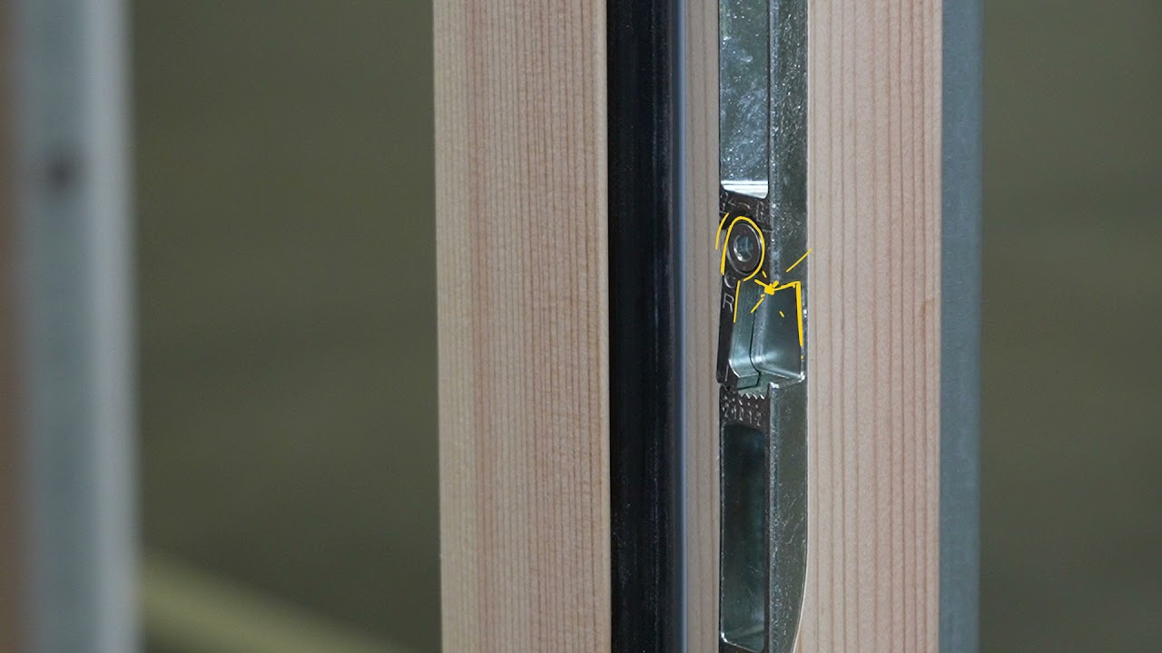 Tuto : Réglage de la serrure 3 points et joint pelable