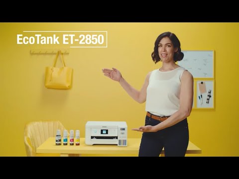Epson EcoTank ET-2850 White Wireless Wi-Fi Color All-in-One Printer Copy &  Scan 10343957824