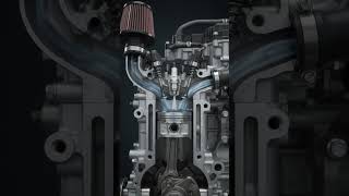 Engine Components Explained 🔧⚙️  #automobile #engineering #satisfying