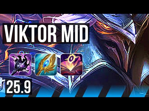 VIKTOR vs YASUO (MID) | Legendary | KR Master | 25.9