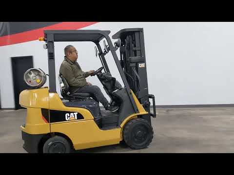 2007 Caterpillar C5000 5000lb Cushion LPG Forklift STK 11058